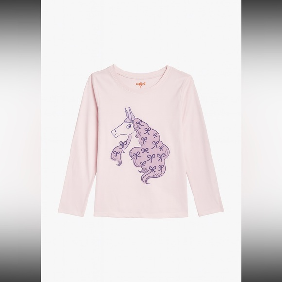 Cat & Jack Other - NWT Cat & Jack Unicorn Long Sleeve Tee